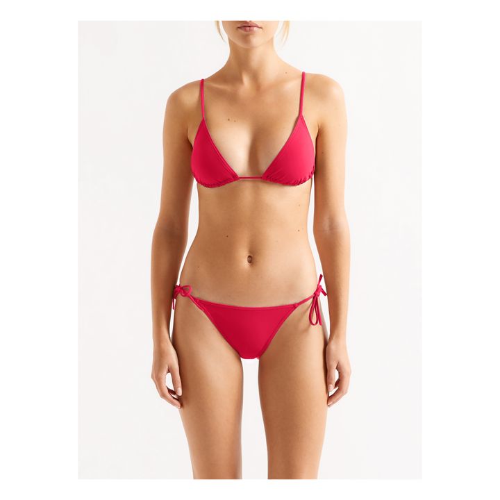 Slip bikini Malou | Rosso lampone- Immagine del prodotto n°2