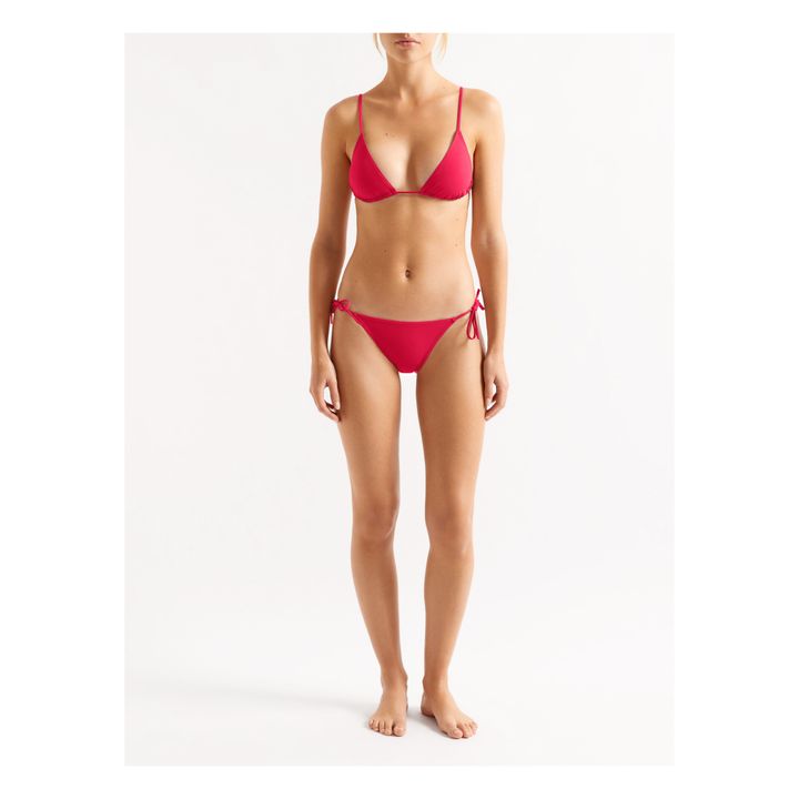 Slip bikini Malou | Rosso lampone- Immagine del prodotto n°1