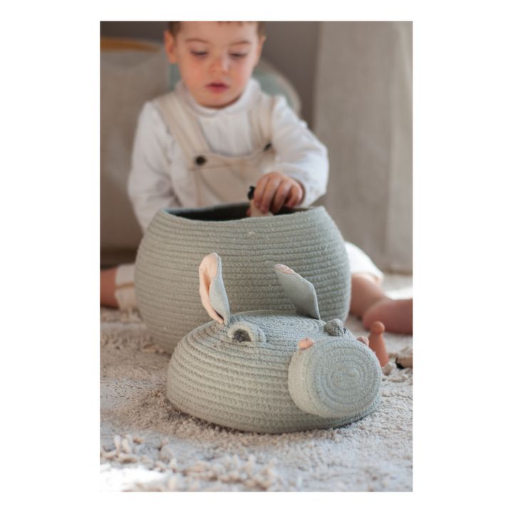 Cesto, modello: Henry the hippo | Salvia- Immagine del prodotto n°1
