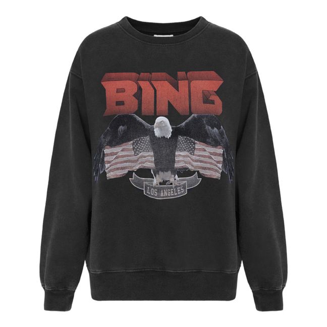 Felpa, modello: Vintage Bing | Nero