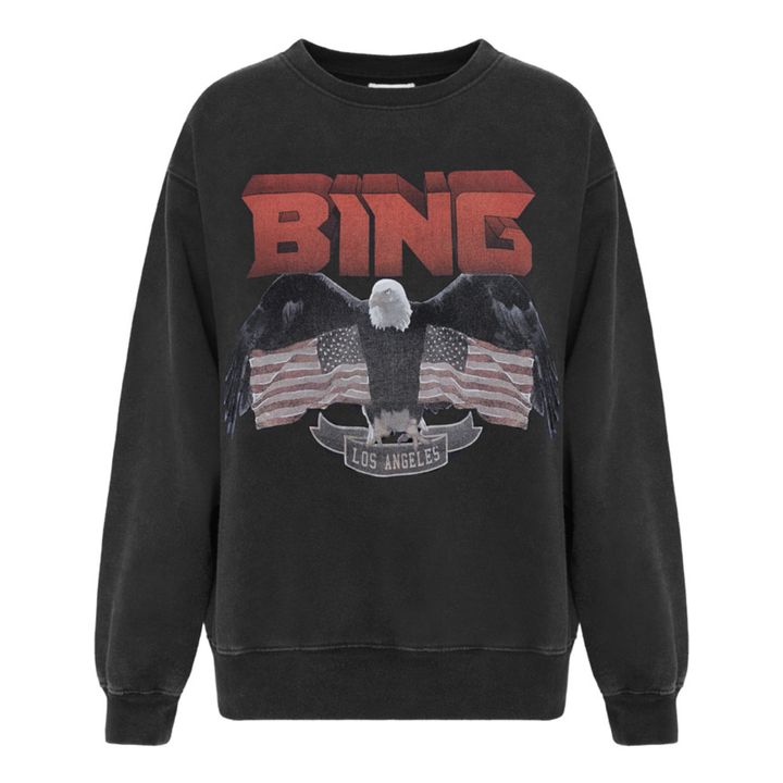 Felpa, modello: Vintage Bing | Nero- Immagine del prodotto n°0
