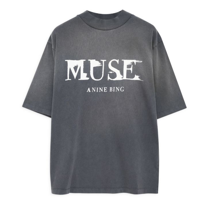 T-Shirt Wes Painted Muse | Washed Black- Produktbild Nr. 0