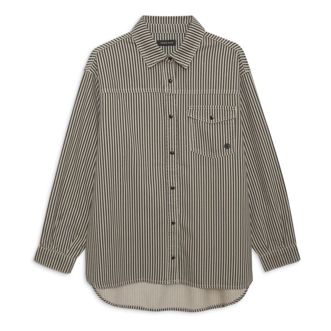 Sur-Chemise Sloan Rayures | Noir