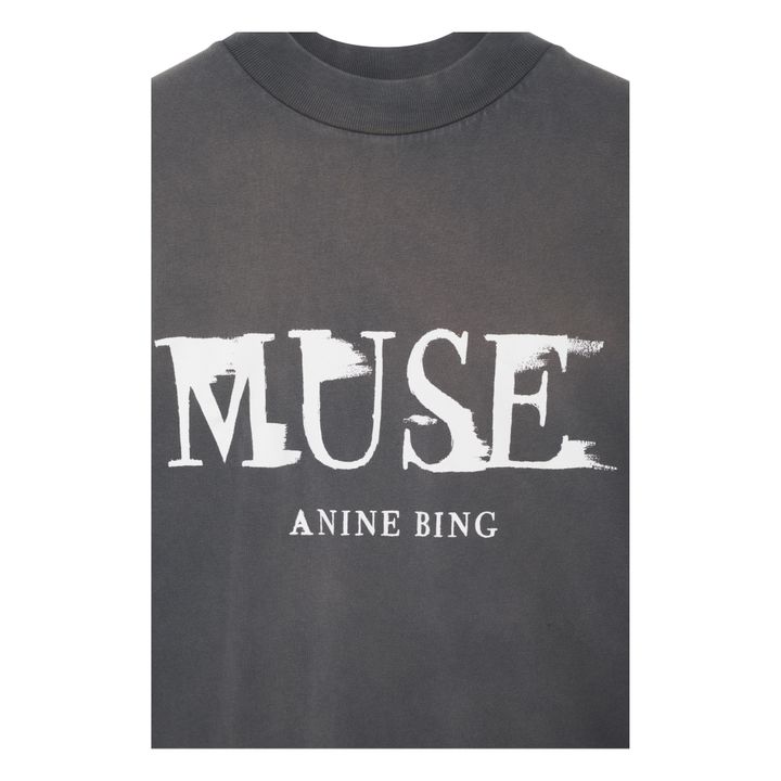 Wes Painted Muse T-shirt | Washed Black- Immagine del prodotto n°2