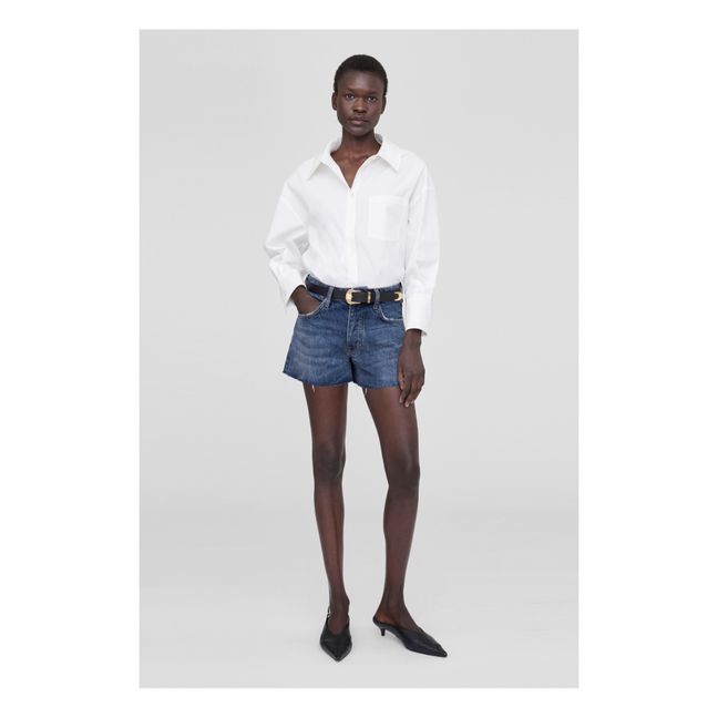 Short Leya Coton Bio | Bleu