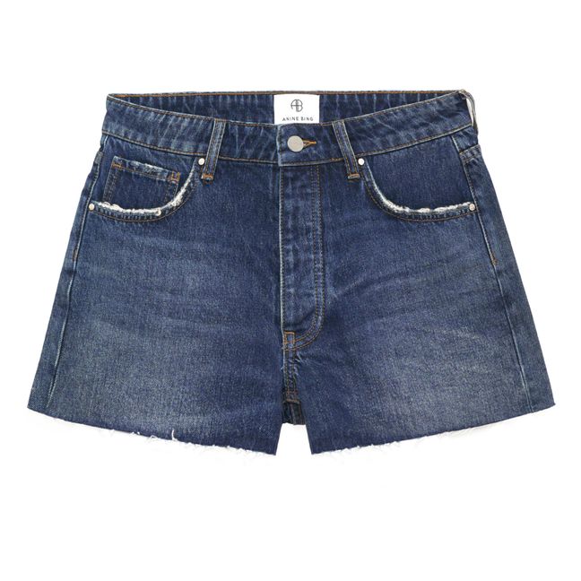 Short Leya Coton Bio | Bleu