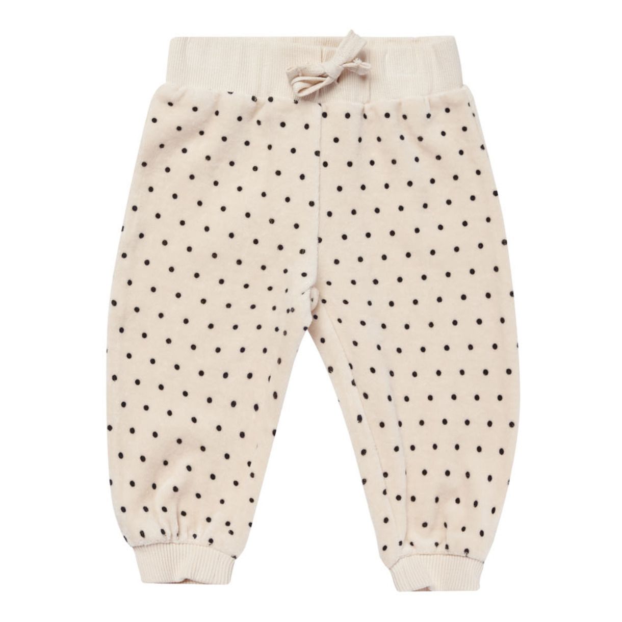 Quincy Mae Jogger en Velours à Pois | Seidenfarben