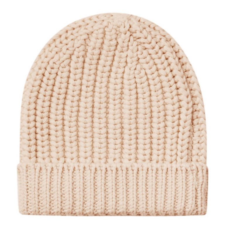 Quincy Mae Bonnet en Maille Coton Bio | Blassrosa