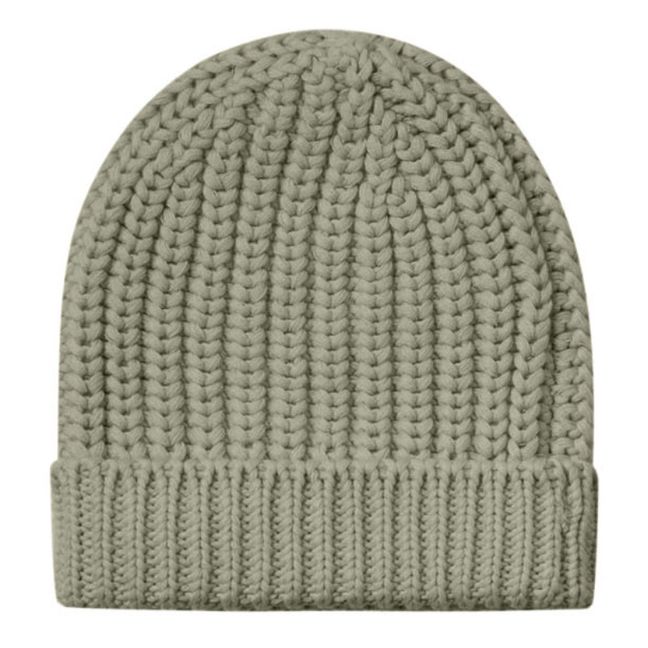 Organic cotton knitted hat | Pale green