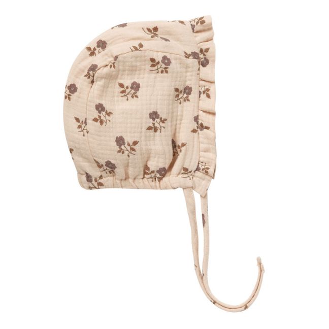 Béguin en Gaze de Coton Bio | Rose pâle