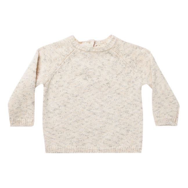 Organic Cotton Knitted Sweater | Ecru