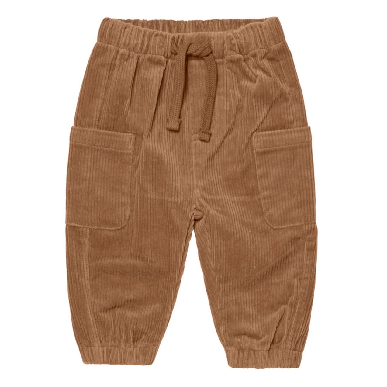 Quincy Mae Pantalon en Velours Côtelé Luca | Kamelbraun