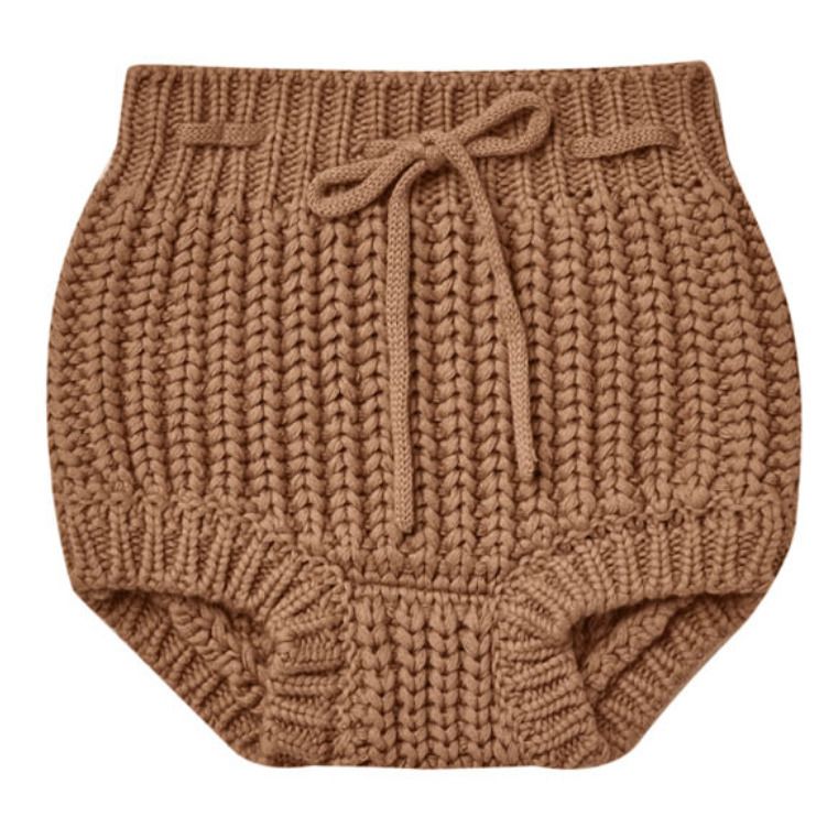 Quincy Mae Bloomer Coton Bio en Maille | Kamelbraun