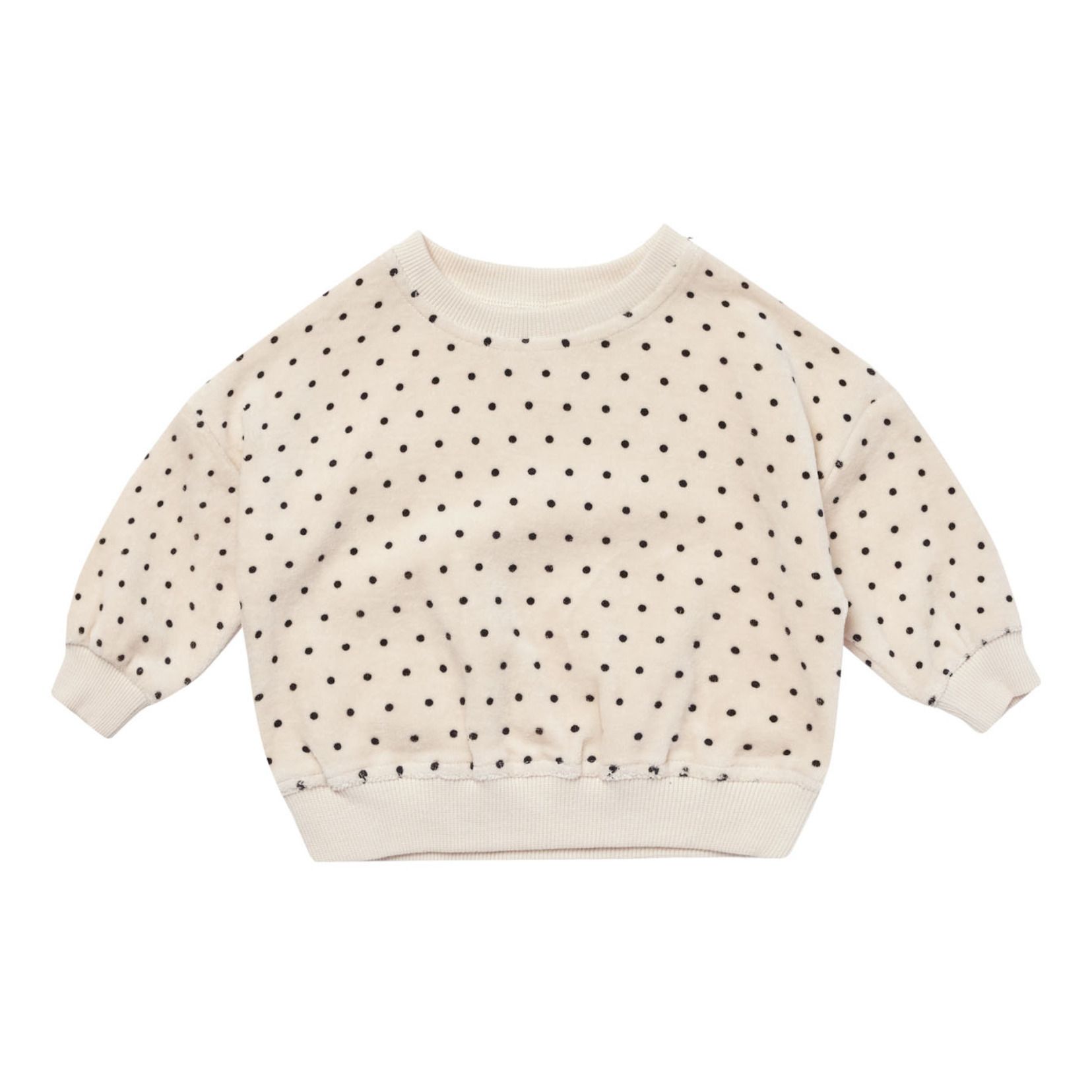 Quincy Mae Sweat Coton Bio en Velours | Seidenfarben