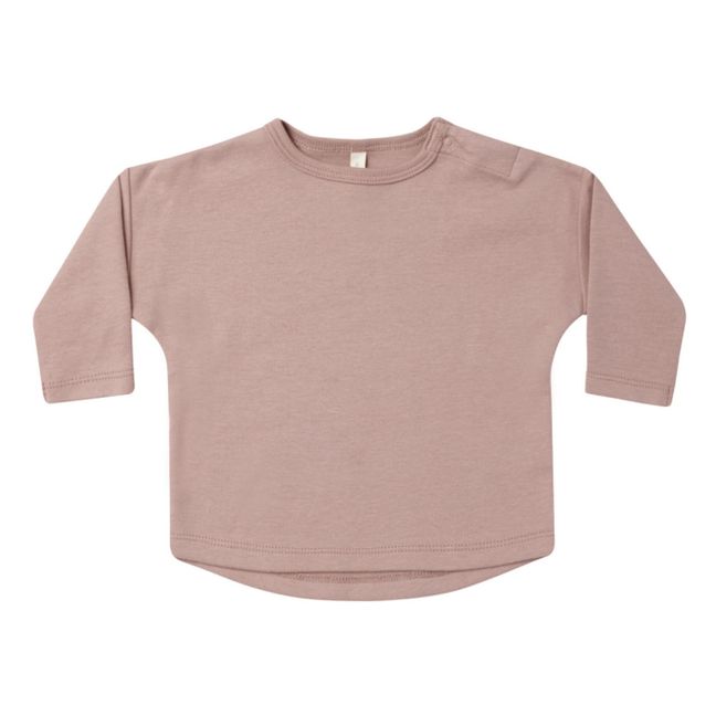 Camiseta de punto de algodón ecológico | Rosa