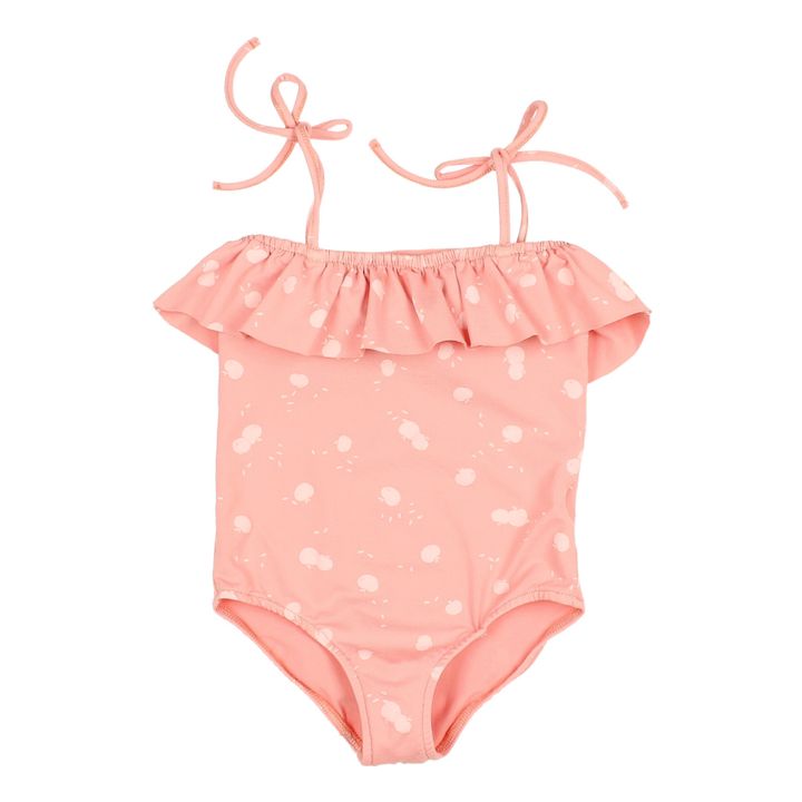 Apple One-piece Swimsuit | Pink- Product image n°0