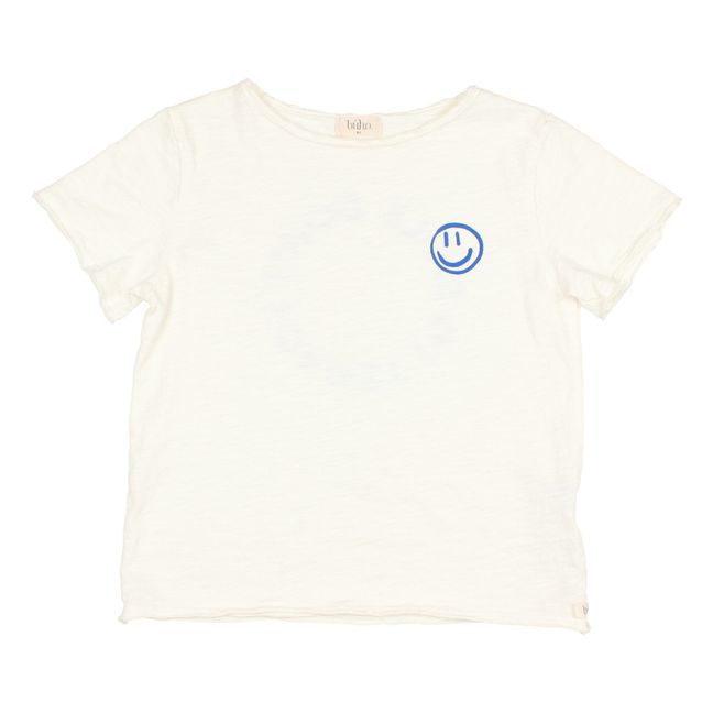 T-Shirt Smile in cotone organico | Ecru