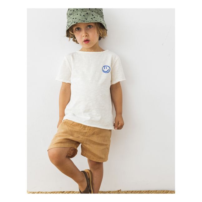 T-Shirt Smile in cotone organico | Ecru