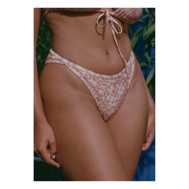 Bas de Maillot Yucca Imprimé Fleurs | Naranja
