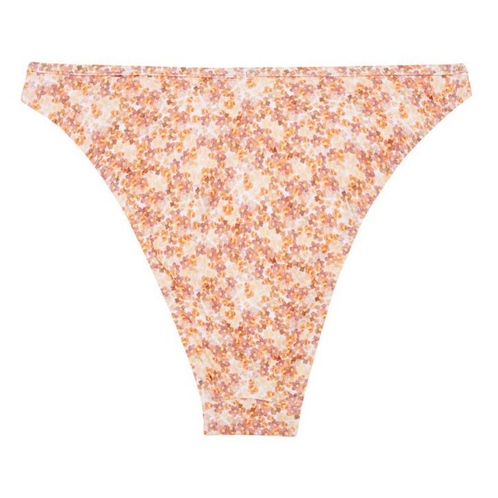 Slip Bikini, modello: Yucca con stampa floreale | Arancione- Immagine del prodotto n°5
