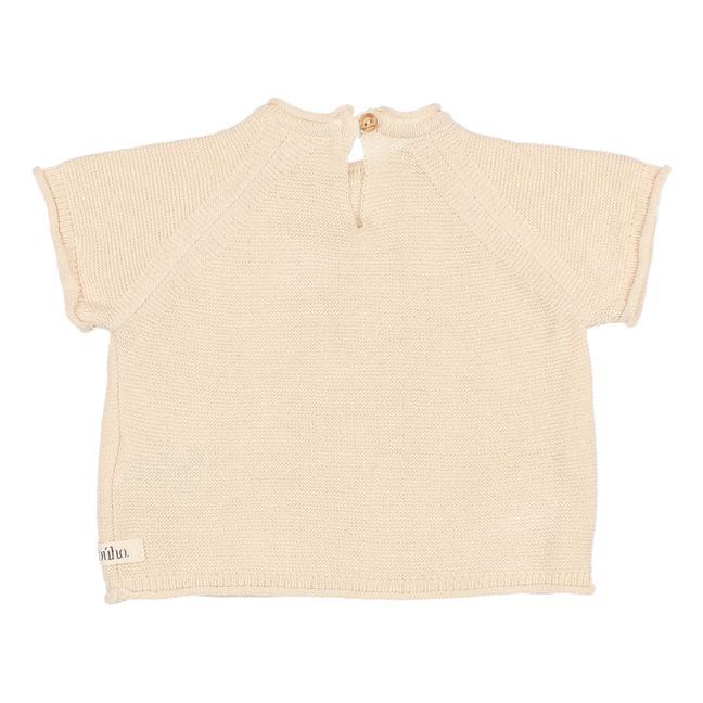 Pull Coton Bio Maille | Ecru