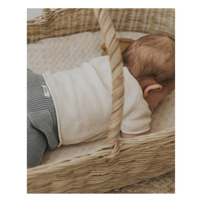Pull Coton Bio Maille | Ecru