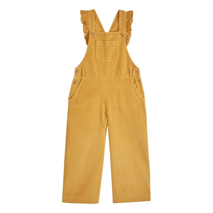 Mustard yellow outlet overalls