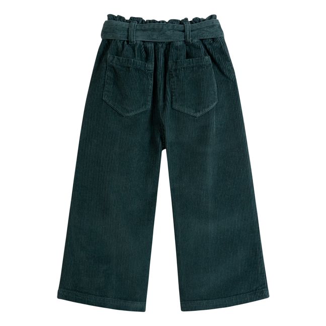 Corduroy Pants | Dark green