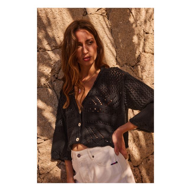Organic Cotton High Waisted Denim Shorts | Bianco
