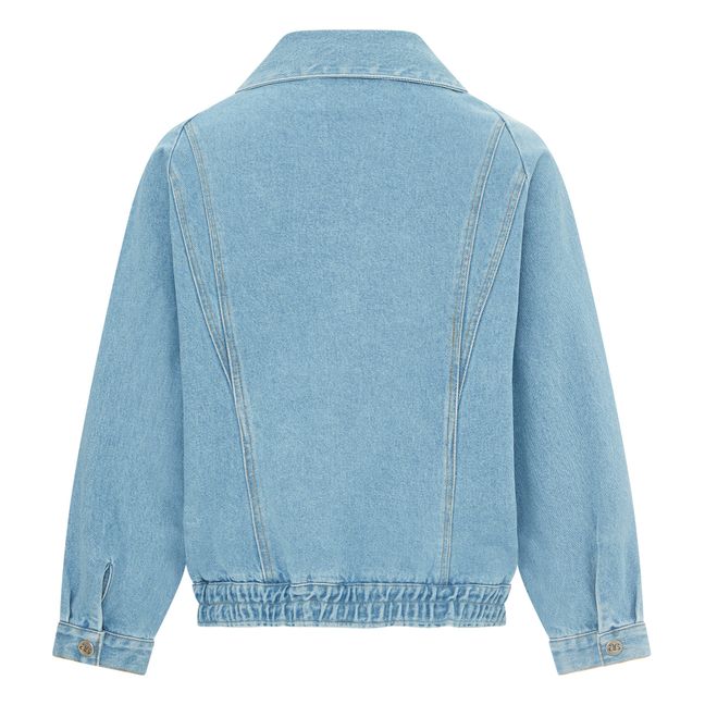 Blouson Denim Coton Bio | Denim bleached