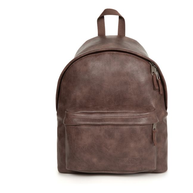 Padded Pak’r Vegan Leather Backpack | Brown