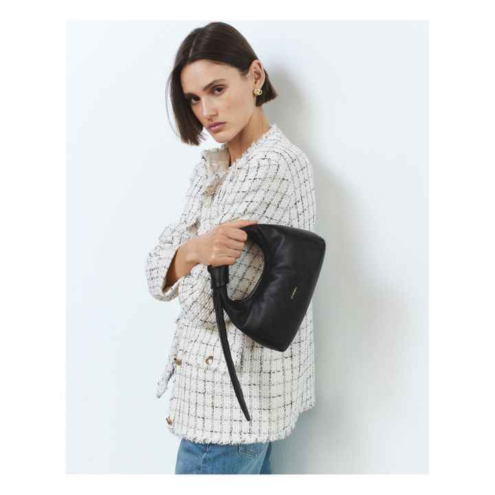 Grace Mini Leather Bag | Black- Product image n°6