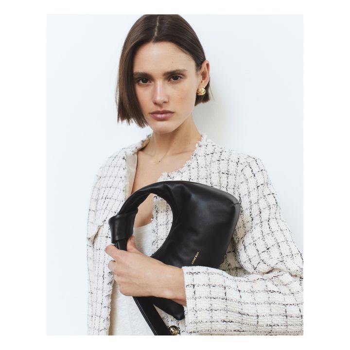 Grace Mini Leather Bag | Nero- Immagine del prodotto n°8