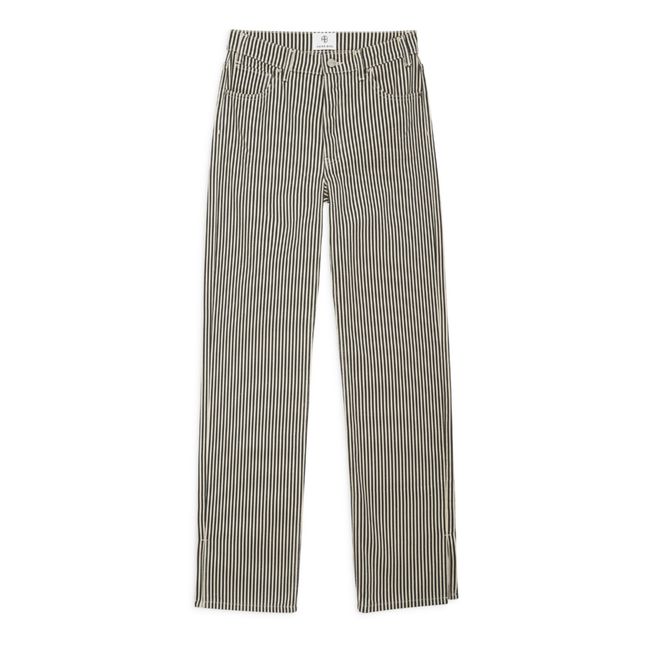 Jean Roy Rayures Coton Bio | Negro