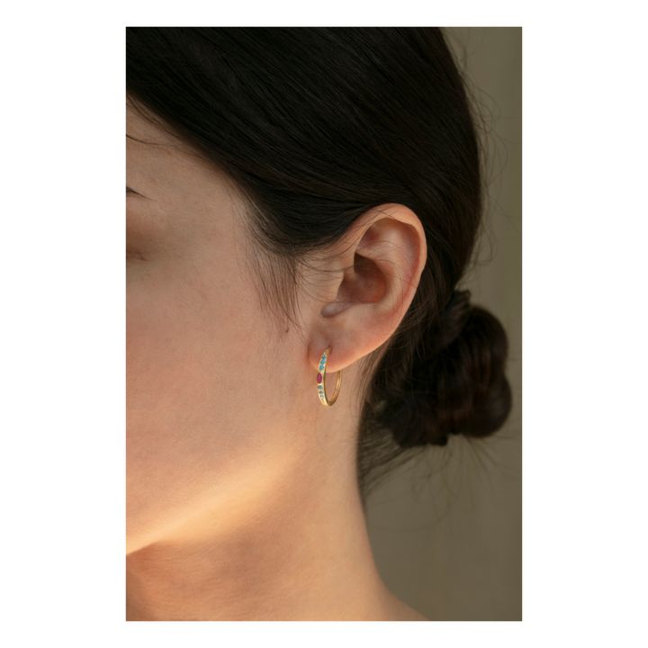 Livia Earrings | Azul Turquesa- Imagen del producto n°1