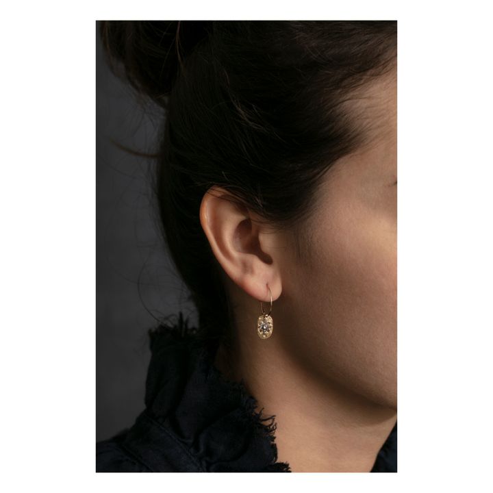 Nais Earrings | Azul Turquesa- Imagen del producto n°1