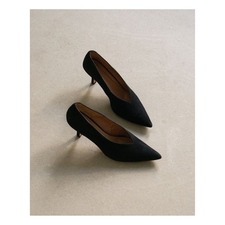 Absatz-Schuhe Fabienne | Schwarz- Produktbild Nr. 5