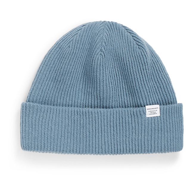 Merino Lambswool hat | Blue