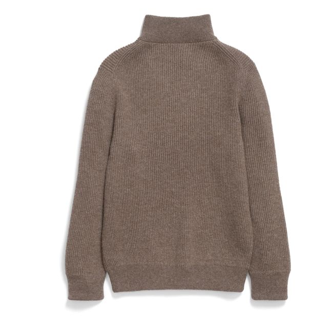 Pull Arild Alpaca | Maulwurfsfarben