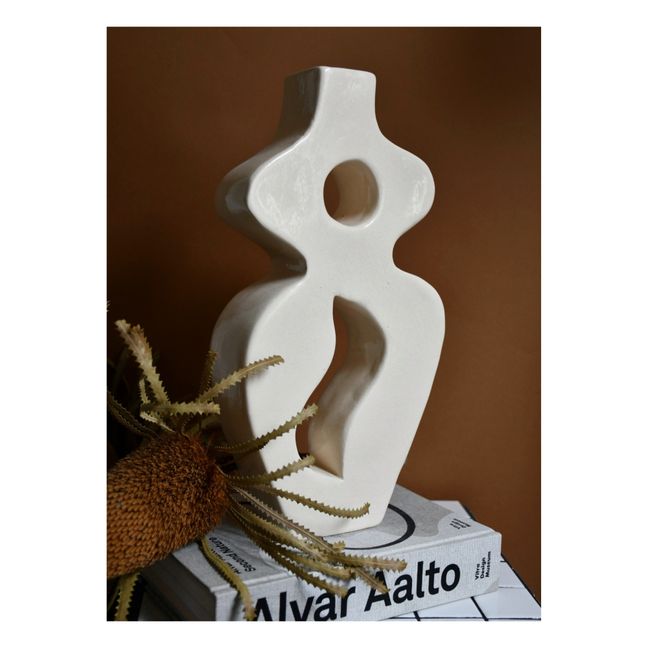 Vase en céramique Appolina | Blanc