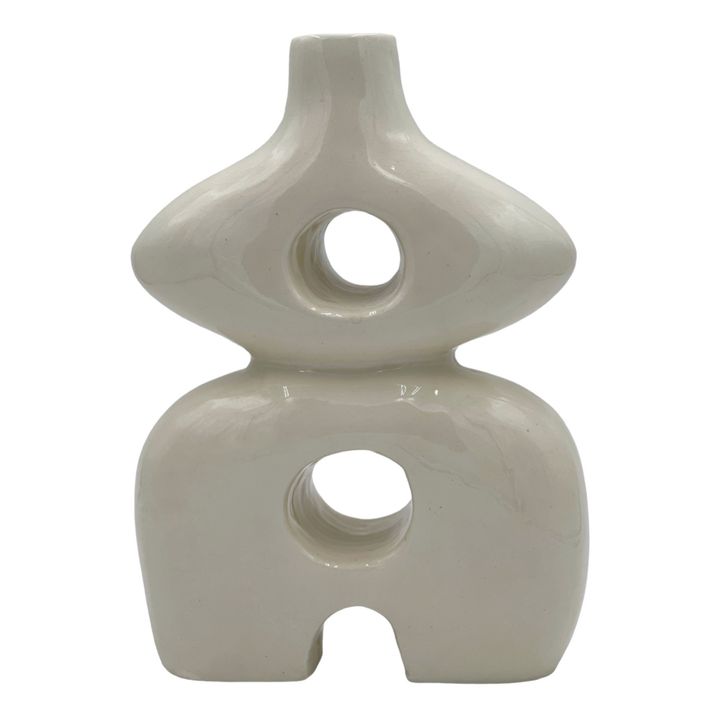 Keramikvase Uranie | Weiß- Produktbild Nr. 0