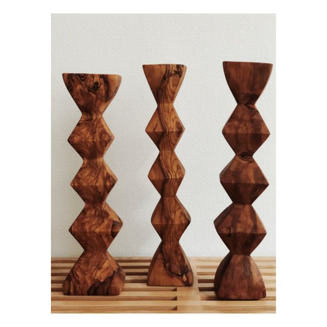Bougoir en bois Iro