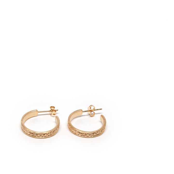 Louise Hoop Earrings | Gold- Produktbild Nr. 0