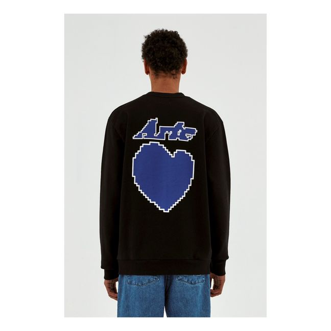 Pixel Heart sweatshirt | Black