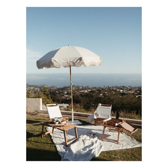 Premium Fringe Parasol | Sage