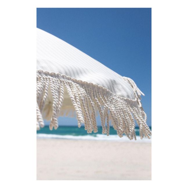 Parasol frangé Premium | Sauge