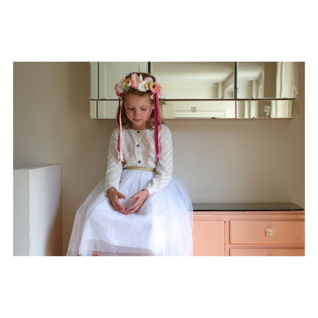 Coffret déguisement Exclu Obi Obi x Smallable tutu en tulle et couronne | Blanc