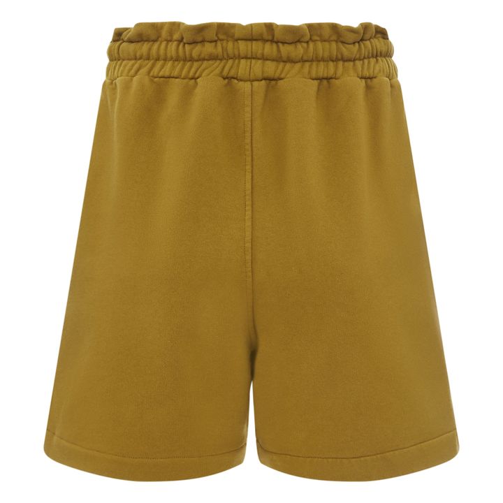 Pantalón corto de muletón orgánico | Marrón Dorado- Imagen del producto n°1