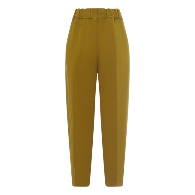 Organic Fleece Straight Jogger | Marrón Dorado