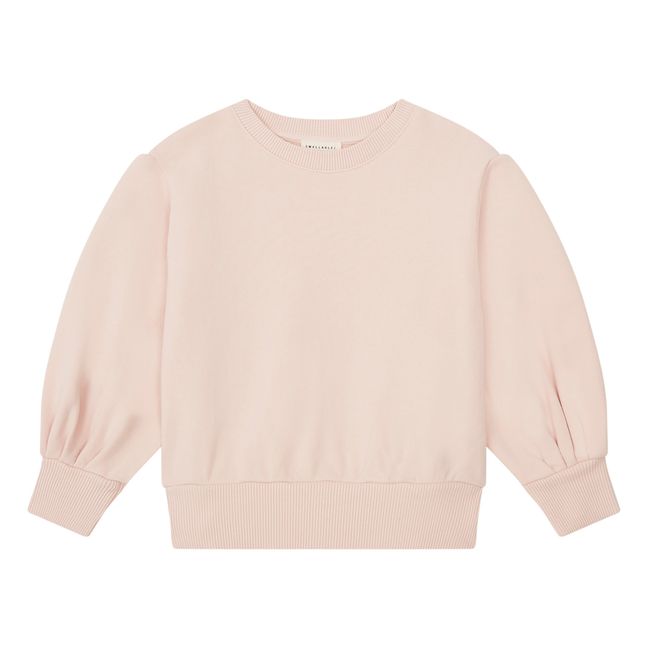 Boxy Organic Fleece Sweatshirt | Blush
